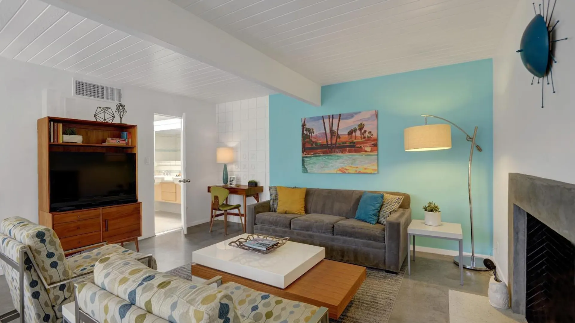 Semesterbostad Ocotillo Lodge Retropad-1Br Bungalow South Ps Palm Springs USA